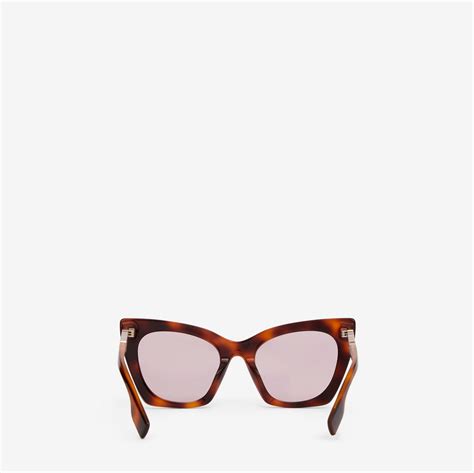 cat-eye-sonnenbrille mit doodle-motiv burberry|Code Cat.